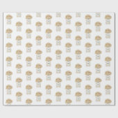 シャンパン ピオニーと香水の花 ラッピングペーパー (フラット)