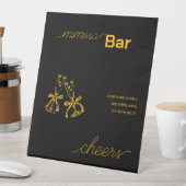 シャンパン ブライズシャワー 台座サイン (インサイチュ)