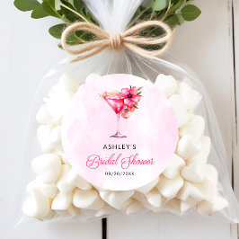 シャンパン ブライダルシャワー ラウンドシール