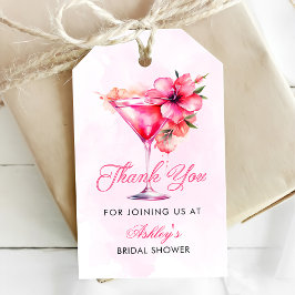 シャンパン ブライダル シャワー ギフトタグ