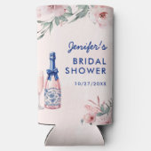 シャンパン ブライダル シャワー スリム缶クーラー (裏面)