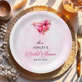 シャンパン ブライダル シャワー ペーパープレート