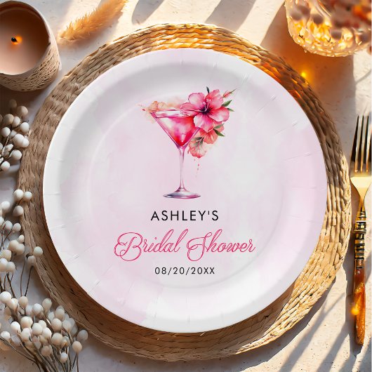シャンパン ブライダル シャワー ペーパープレート