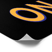 シャンパン&ブラックカラフルポスターを飲む時間 ポスター (角)