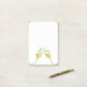 "シャンパン" ポストイット (デスク上)