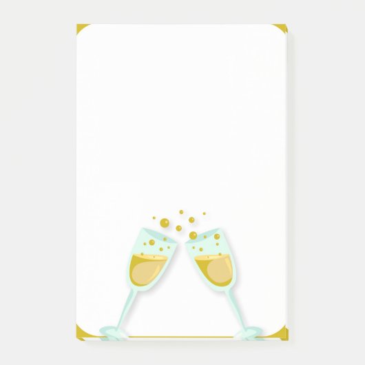 "シャンパン" ポストイット (正面)