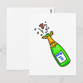 シャンパン ポストカード (正面/裏面)