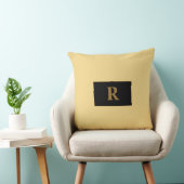 シャンパン モノグラム クッション (椅子)