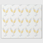 シャンパン ラッピングペーパー (フラット)