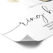 シャンパン – リング狩りブライダルシャワーゲーム ポスター (角)