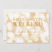 シャンパン《写真》ぼけ味ライトバチェロレッテ週末 招待状 (正面)