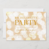 シャンパン《写真》ぼけ味ライトバチェロレッテ 招待状 (正面)