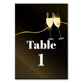 シャンパン，大人，ワイン，テーブルカード テーブルナンバー