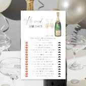 シャンパン – 彼は彼女はブライダルシャワーと言った