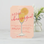 シャンパン 招待状 (スタンド正面)