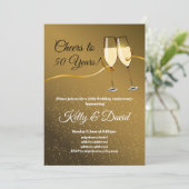 シャンパン, 結婚記念日の招待状 招待状 (スタンド正面)