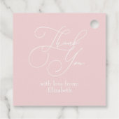 シャンパン&赤面オールドマネーヨーロッパビラ結婚ズ フェイバータグ (裏面)