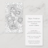 シャンパンCL01 | ミックスロジストバルテンダーイベントおもしろい 名刺 (正面/裏面)