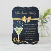 シャンパーニュ金ゴールドボウクリスマスパーティー 招待状 (スタンド正面)