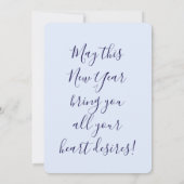 シャンパーニュ ぶどう 新年 シーズンカード (裏面)