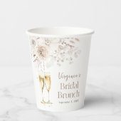 シャンパーニュ ブライダル ブランチ 紙コップ (正面)
