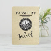 シャンパーニュIreland Passport日付の保存 セーブザデート (スタンド正面)