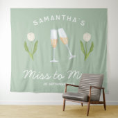 シャンパ恋しく思ンーバチェロレッテのチューリップ夫人 タペストリー (インサイチュ(横))