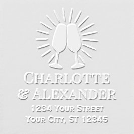 シャンパ白熱［赤熱］光を放つングラスカップル名アドレス