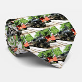 シャンビー鉄道博物館で列車 ネクタイ (ロール)