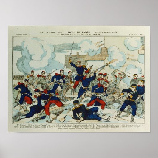 シャンピニーの戦いにおける一般的なアヒル ポスター (正面)