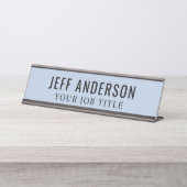 シャンブモダンルーオフィス従業員 デスクネームプレート (正面)