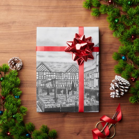 シャンブルズパブラッピング紙 ラッピングペーパー (クリスマスギフト)