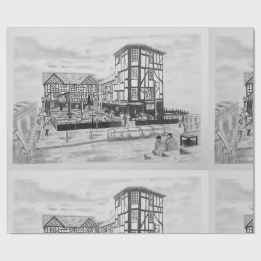 シャンブルズパブラッピング紙 ラッピングペーパー (フラット)