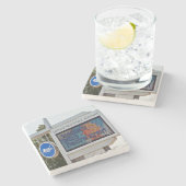 シャンブレデカルブピーチツリーエアポートコースター ストーンコースター (横)