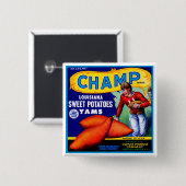 シャンプサツマイモ 缶バッジ (正面&裏面)