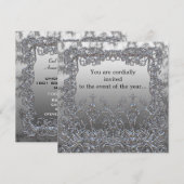 シャンプトンエレガントパーティの招待状 招待状 (正面/裏面)