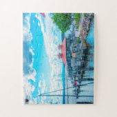 シャンプレーバーモント湖 ジグソーパズル (縦)