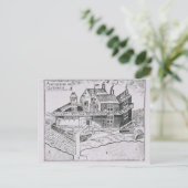 シャンプレーンのケベックの眺め ポストカード (スタンド正面)