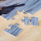 シャンプレーン湖で二重の紋付き鵜 ジグソーパズル (側面)