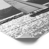 シャンプレーン湖のセーリングのポスター ポスター (角)