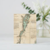 シャンプレーン湖の調査 ポストカード (スタンド正面)