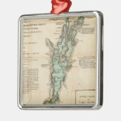 シャンプレーン湖の調査 メタルオーナメント (左)