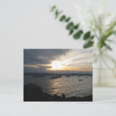 シャンプレーン湖アットサンセット ポストカード (スタンド正面)