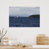 シャンプレーン湖防波堤 ポスター (キッチン)