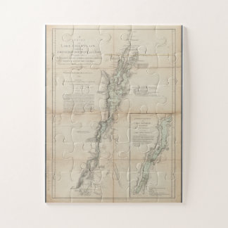 シャンプレーン湖 ジグソーパズル