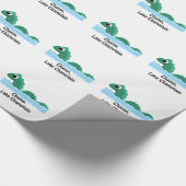 シャンプレーン湖 ラッピングペーパー (角)