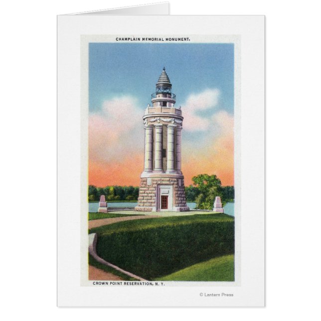 シャンプレーン記念碑の眺め (正面)