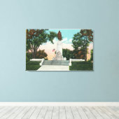 シャンプレーン記念碑の眺め キャンバスプリント (インサイチュ (ウッドフロア))