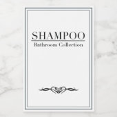 シャンプーミニマルラベルセット フードラベル (シングルラベル)