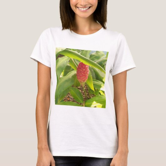 シャンプー生姜の花 Tシャツ (正面)